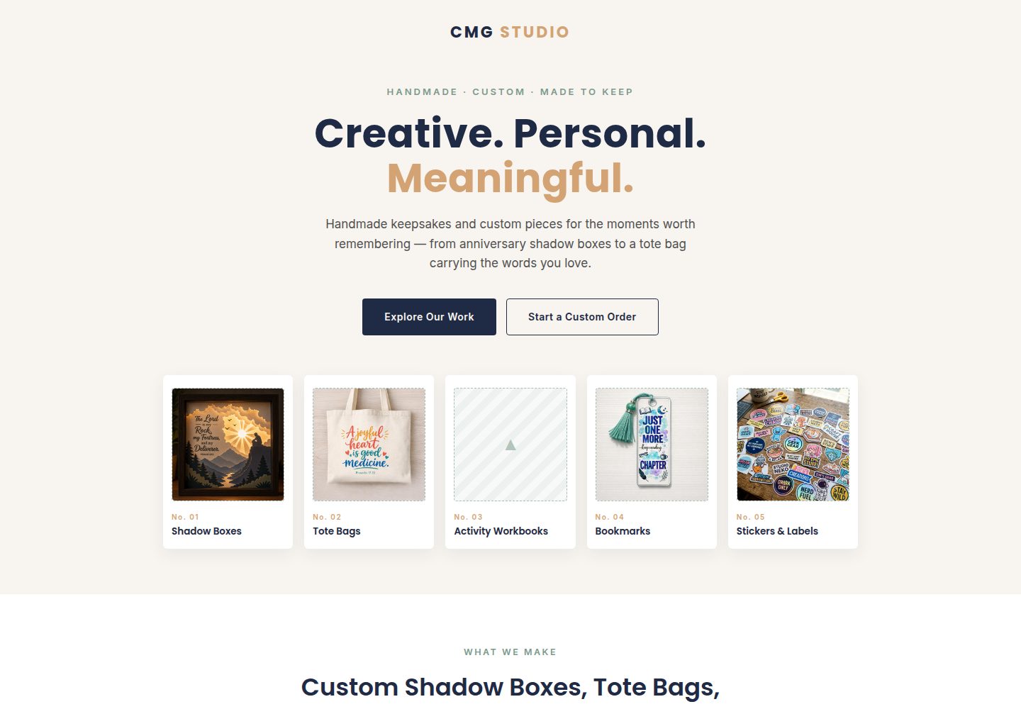 cmg-studios 网站模板截图