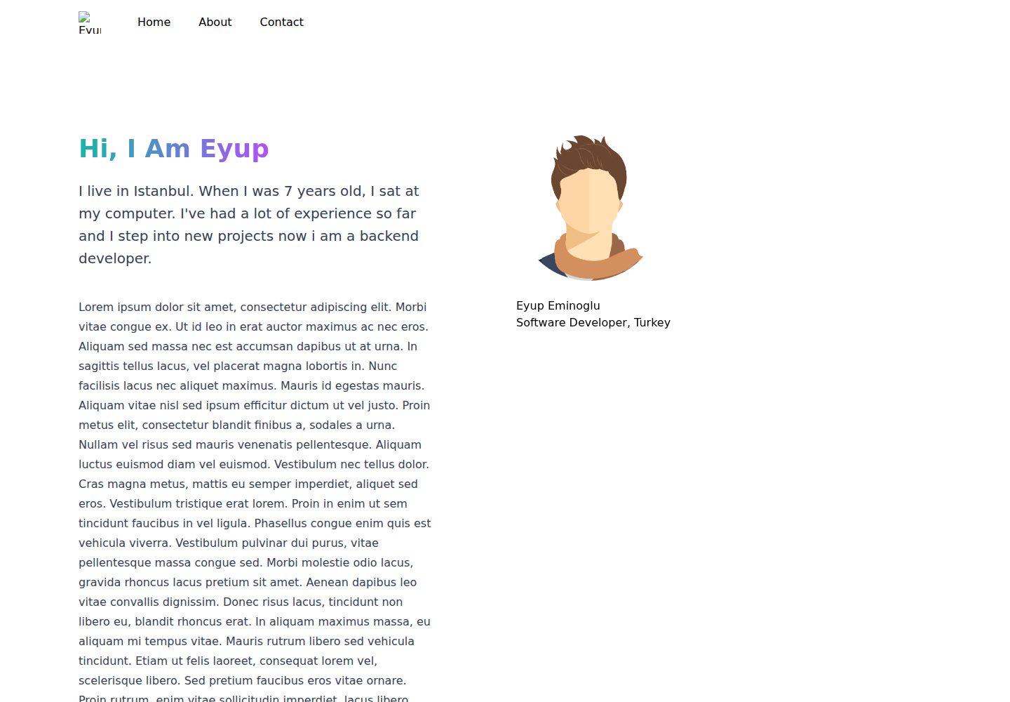 personal-website-template 网站模板截图