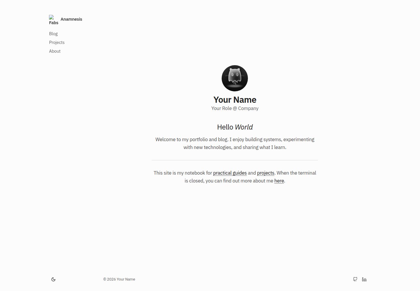 hugo-theme-erudite 网站模板截图