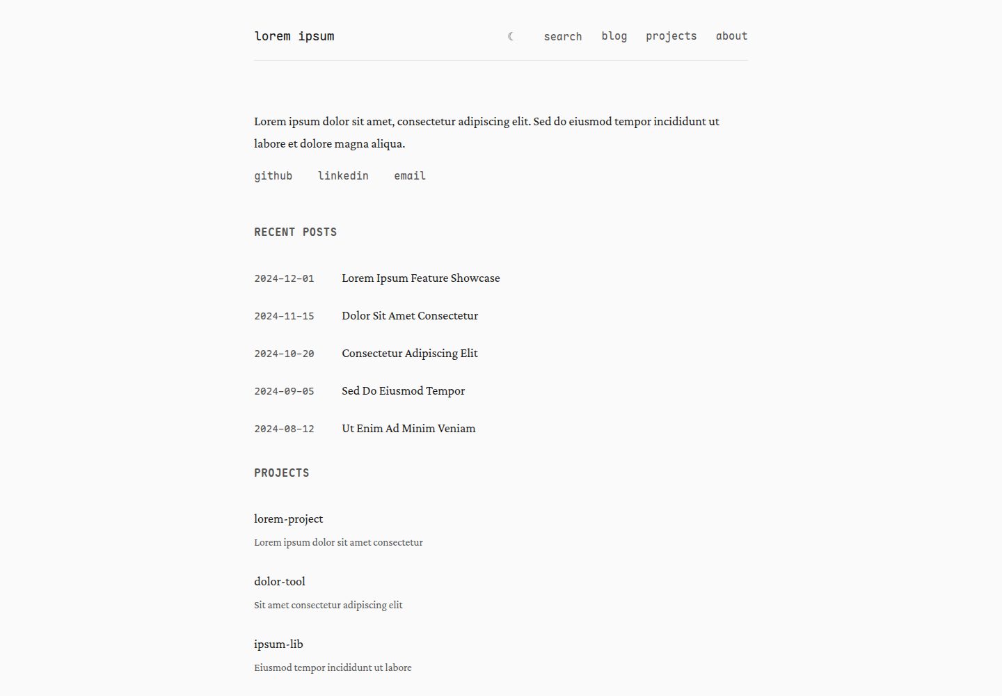 devsheet 网站模板截图