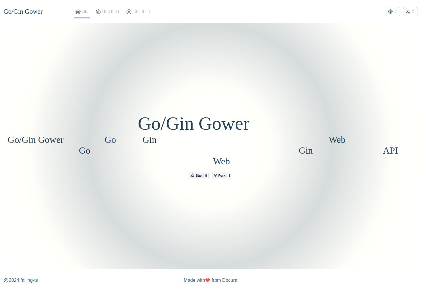 gower 网站模板截图