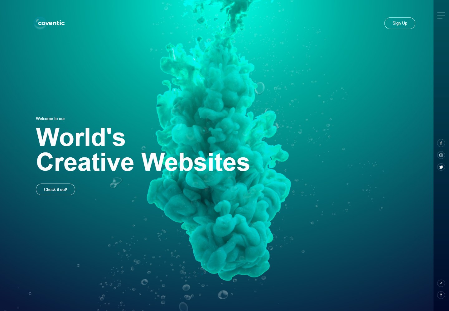 Banner-website-template · 桌面端首页