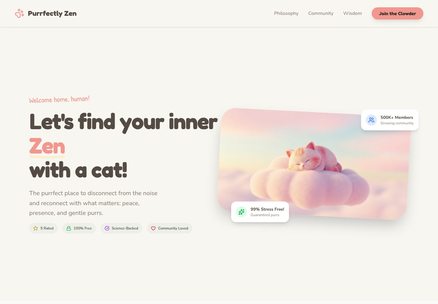 purrfectly-zen-astro 网站模板截图