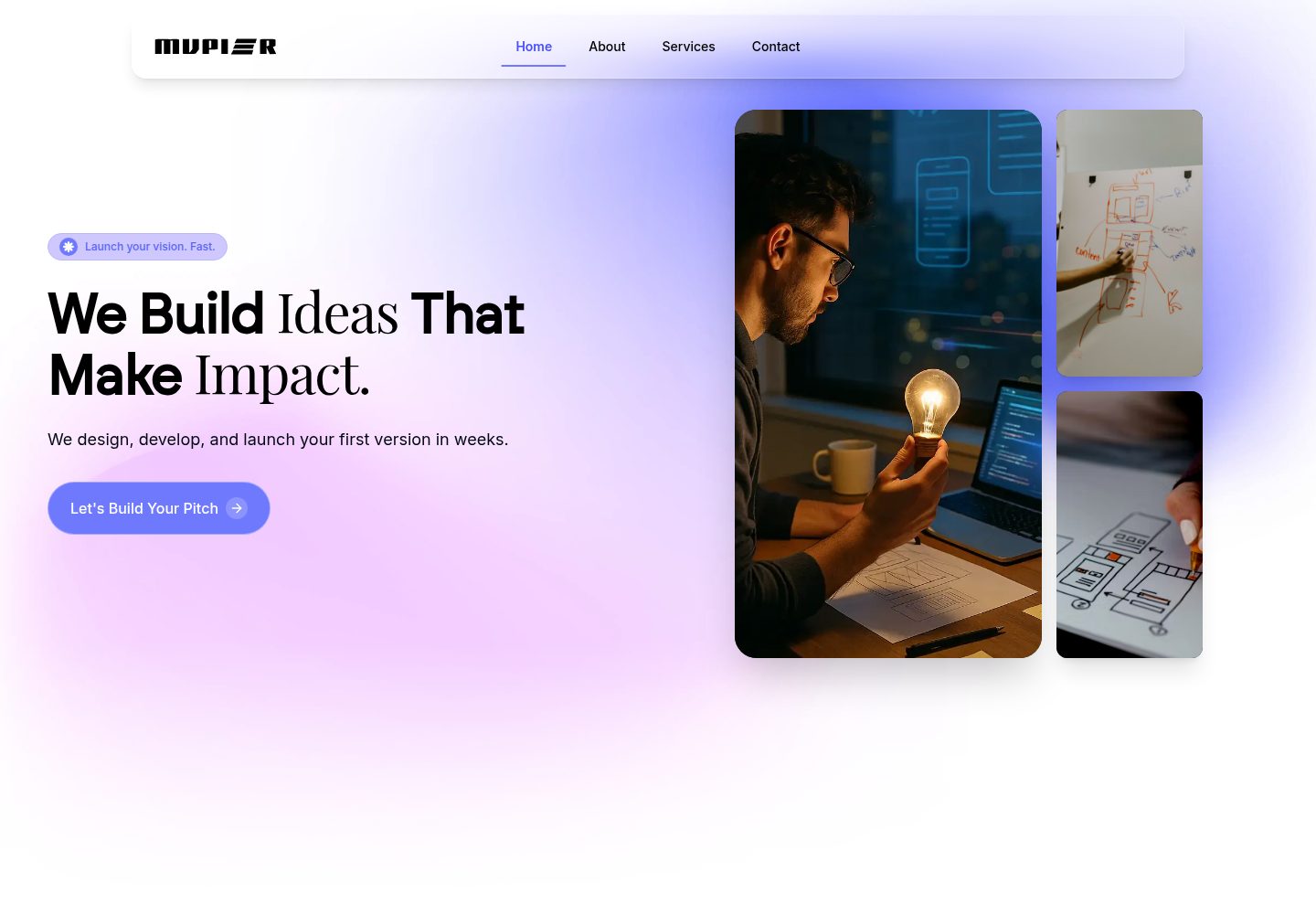 react-it-solutions-agency-template 网站模板截图