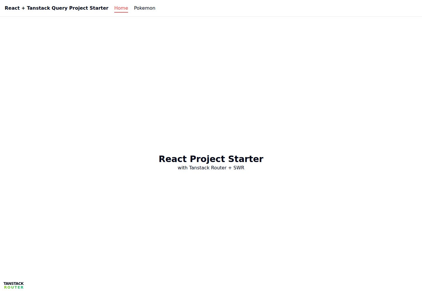 React-Starter-Project 网站模板截图
