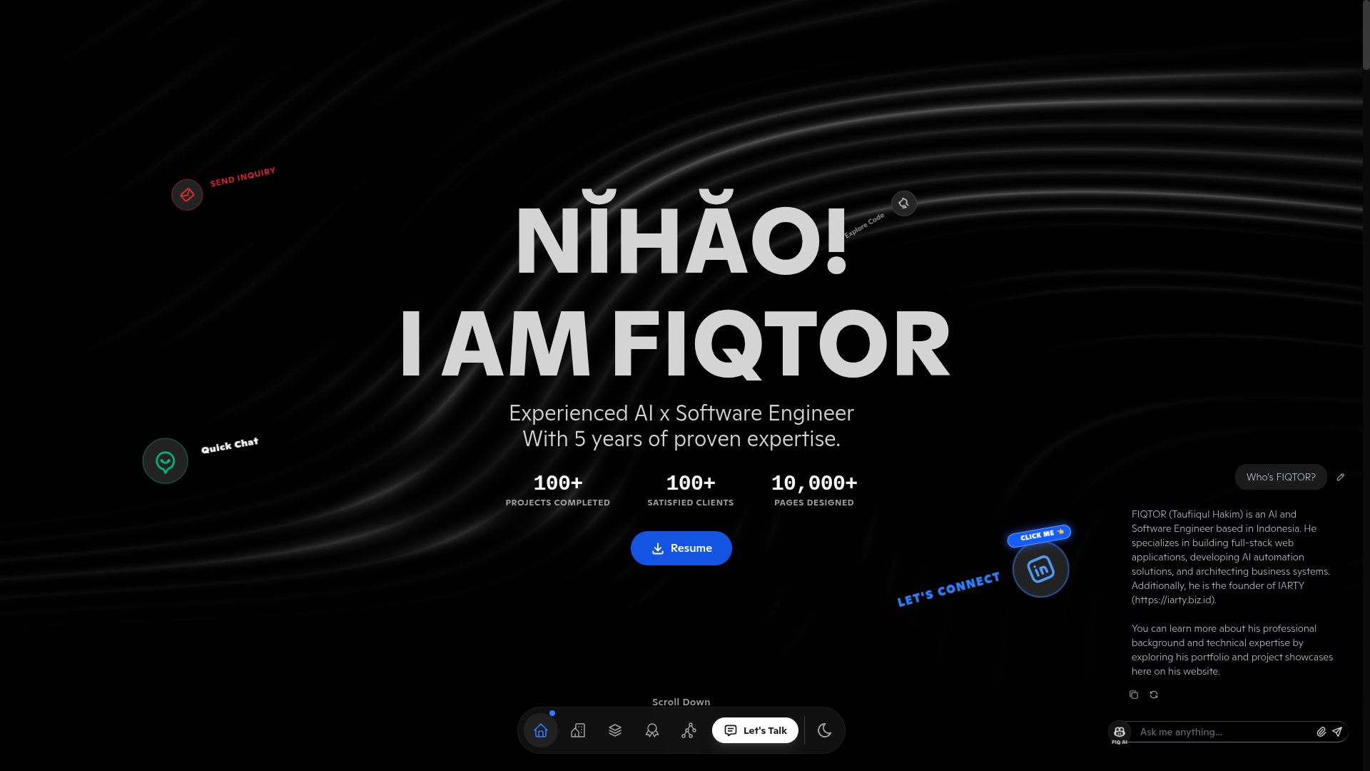 fiqtor.com-create-your-own 网站模板截图