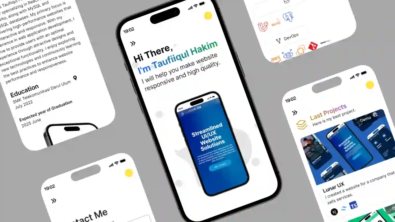 portfolio-fiqtor.xyz 网站模板截图