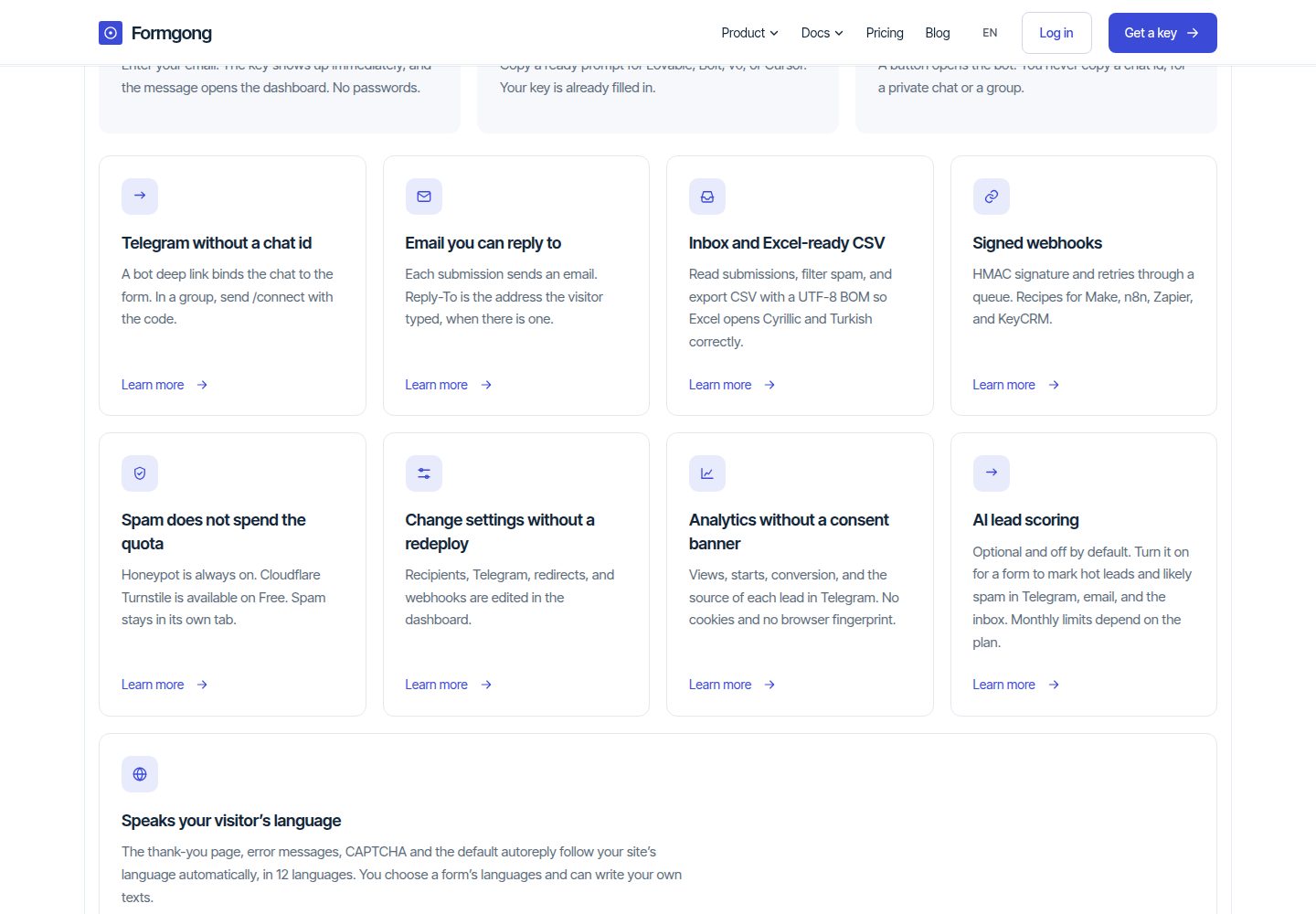 nextjs-starter 网站模板截图