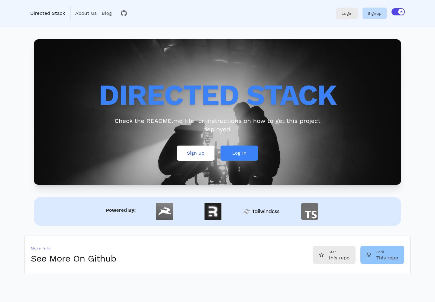 directed-stack 网站模板截图