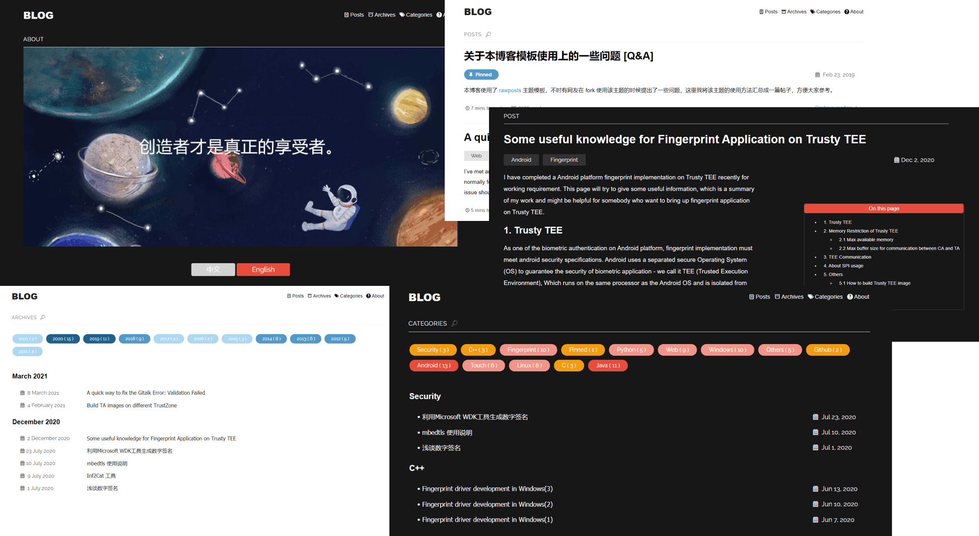jekyll-theme-rawposts 网站模板截图