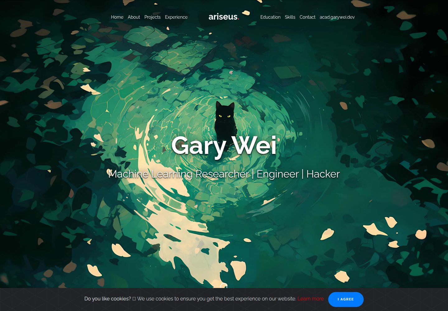 garywei.dev 网站模板截图