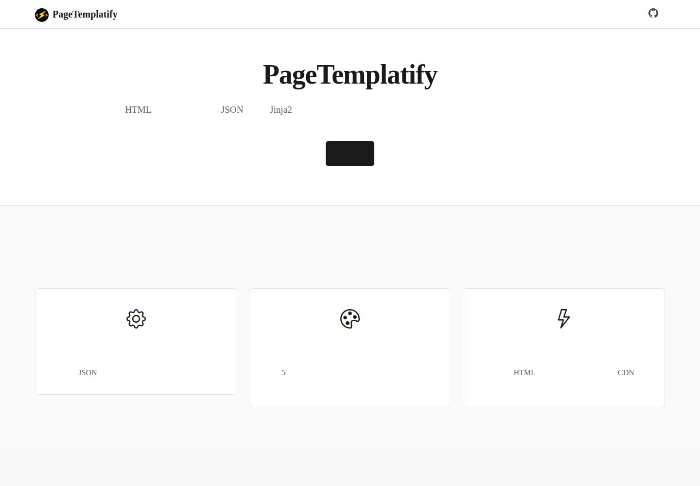 PageTemplatify 网站模板截图
