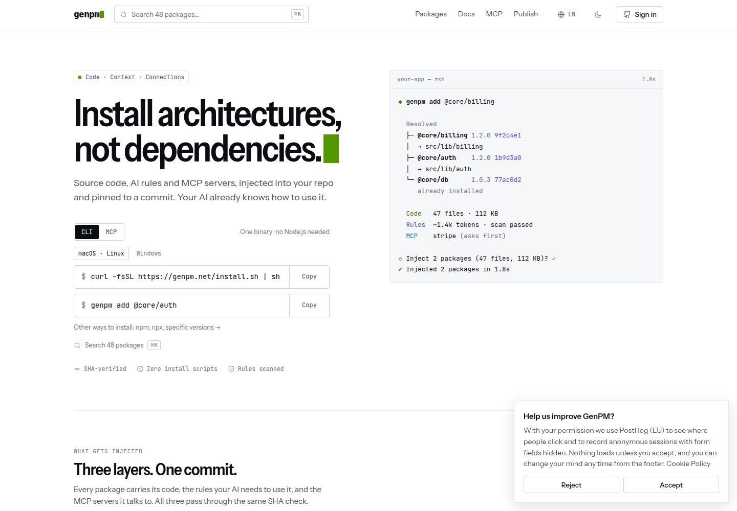 saas-starter · Desktop homepage