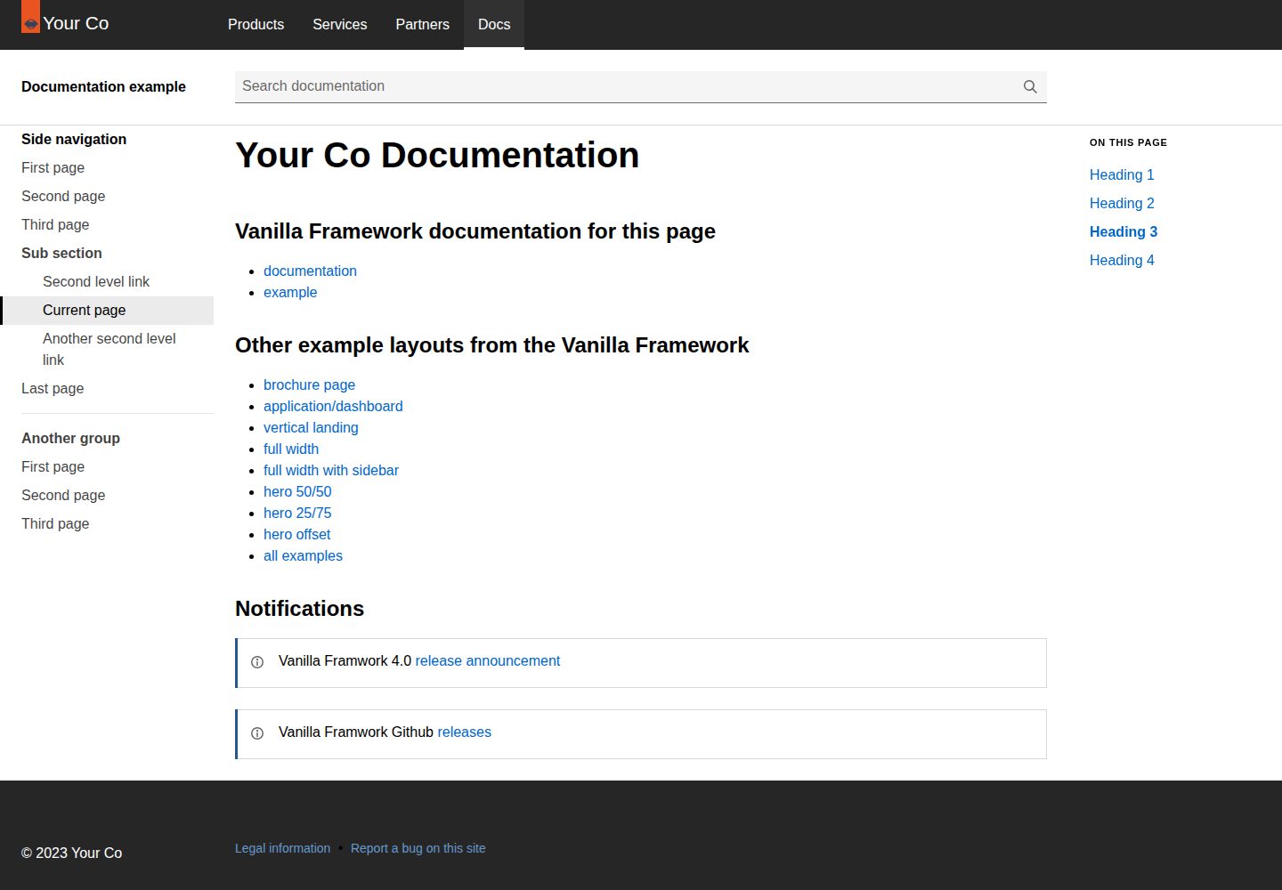 astro-vanilla-framework 网站模板截图
