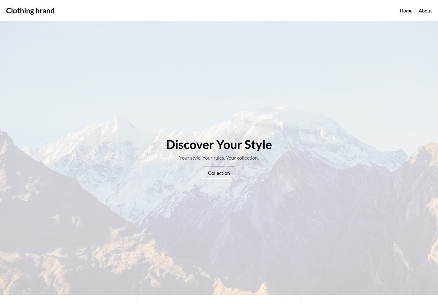 clothing-brand-website-template 网站模板截图