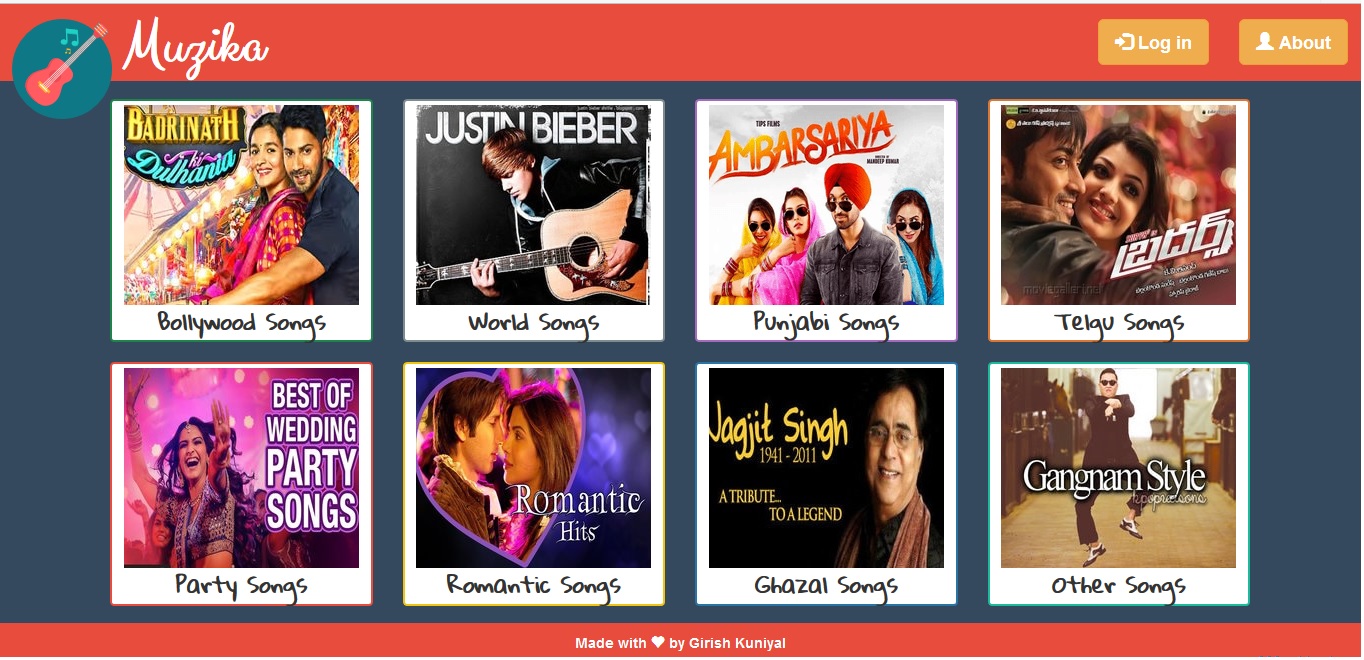 Music-website-theme 网站模板截图