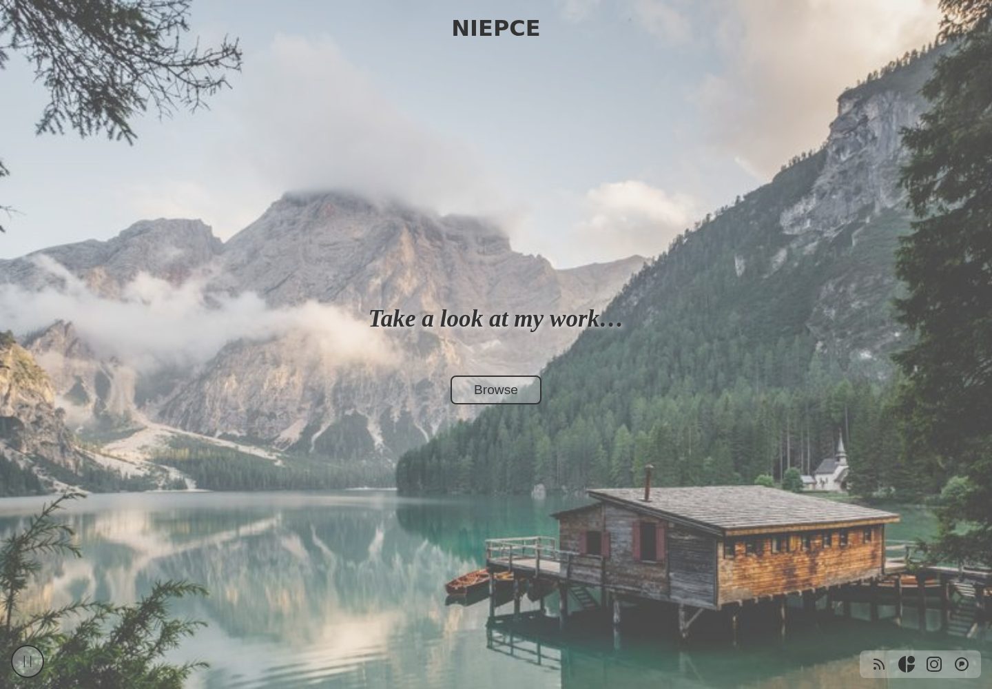 Niepce 网站模板截图