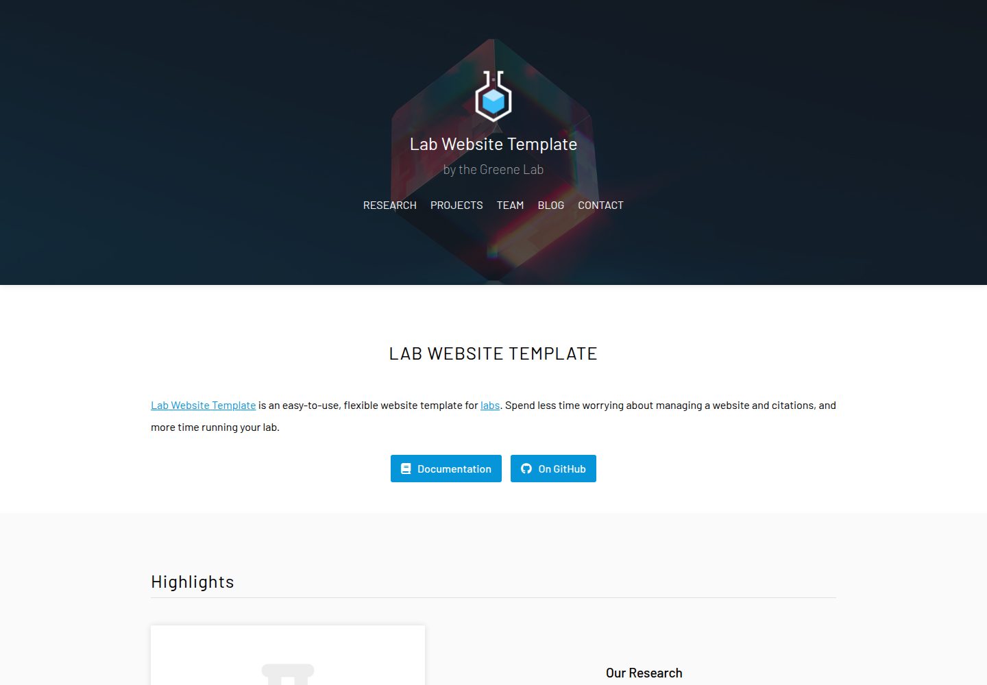lab-website-template 网站模板截图