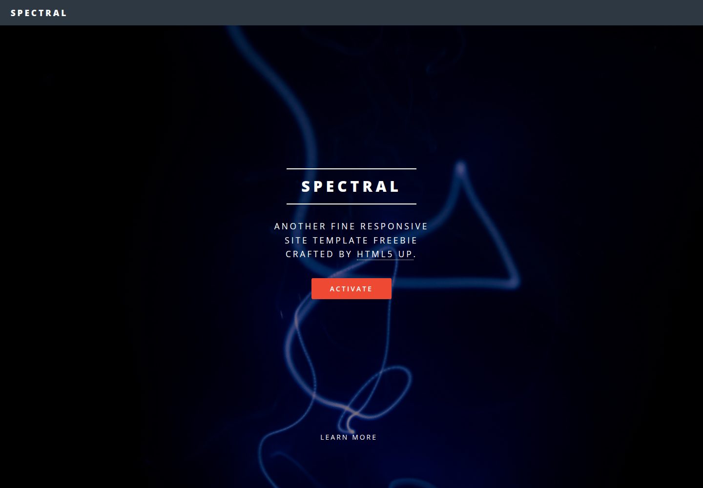 react-gatsby-starter-spectral 网站模板截图