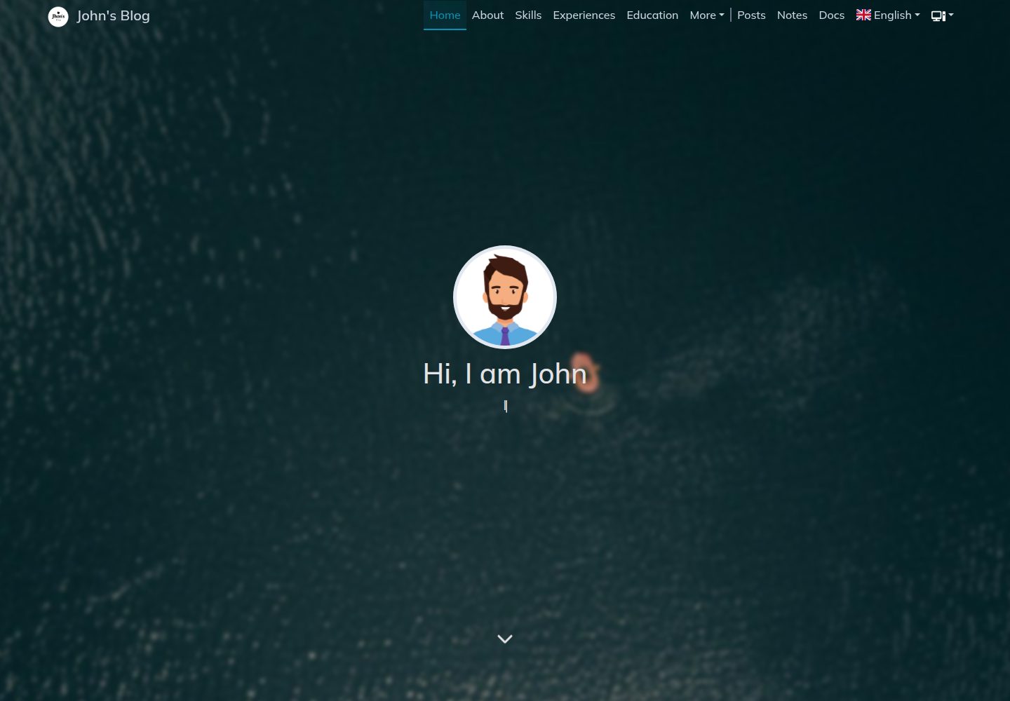 toha-example-site 网站模板截图
