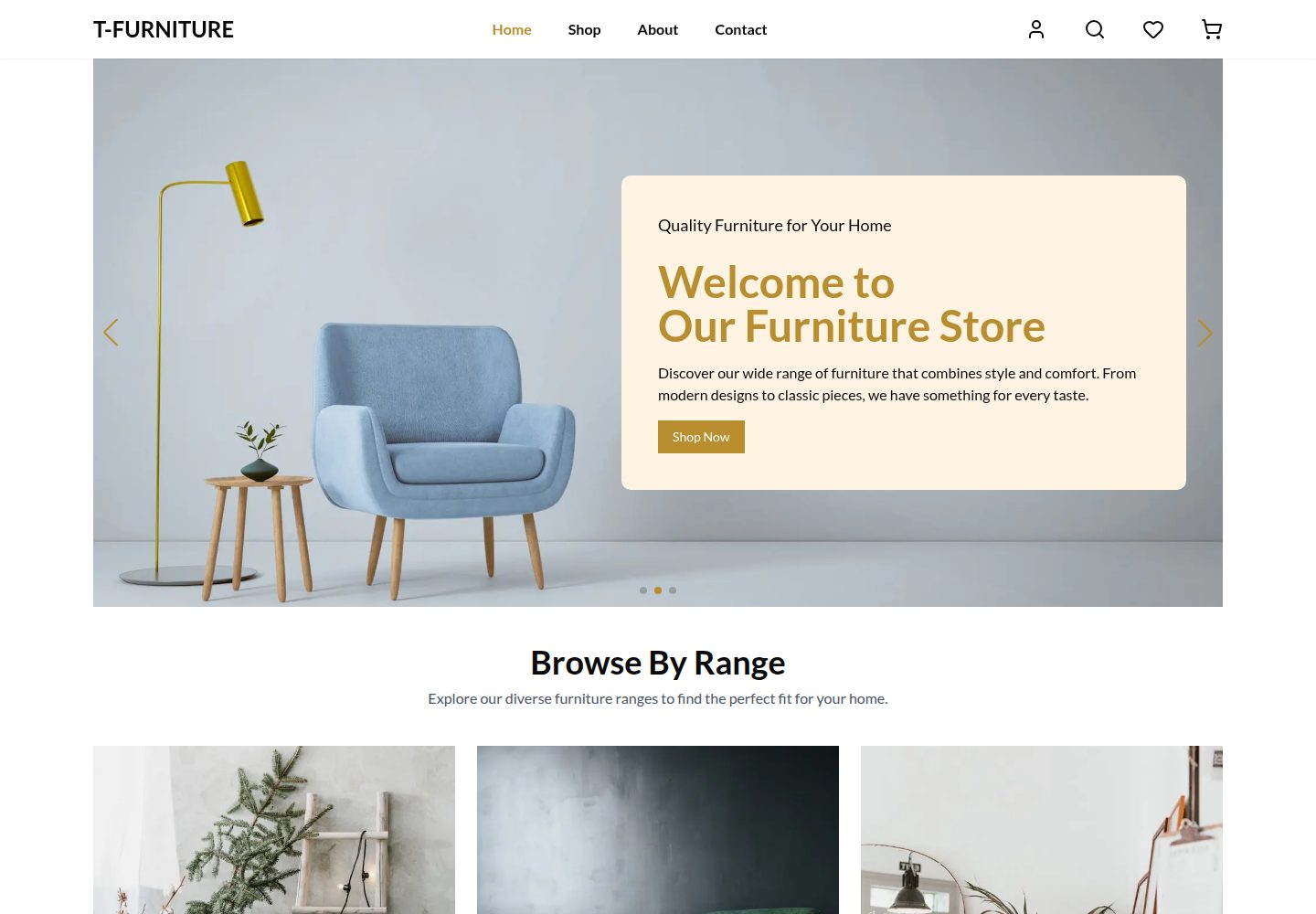 furniture-demo-1 · 桌面端首页