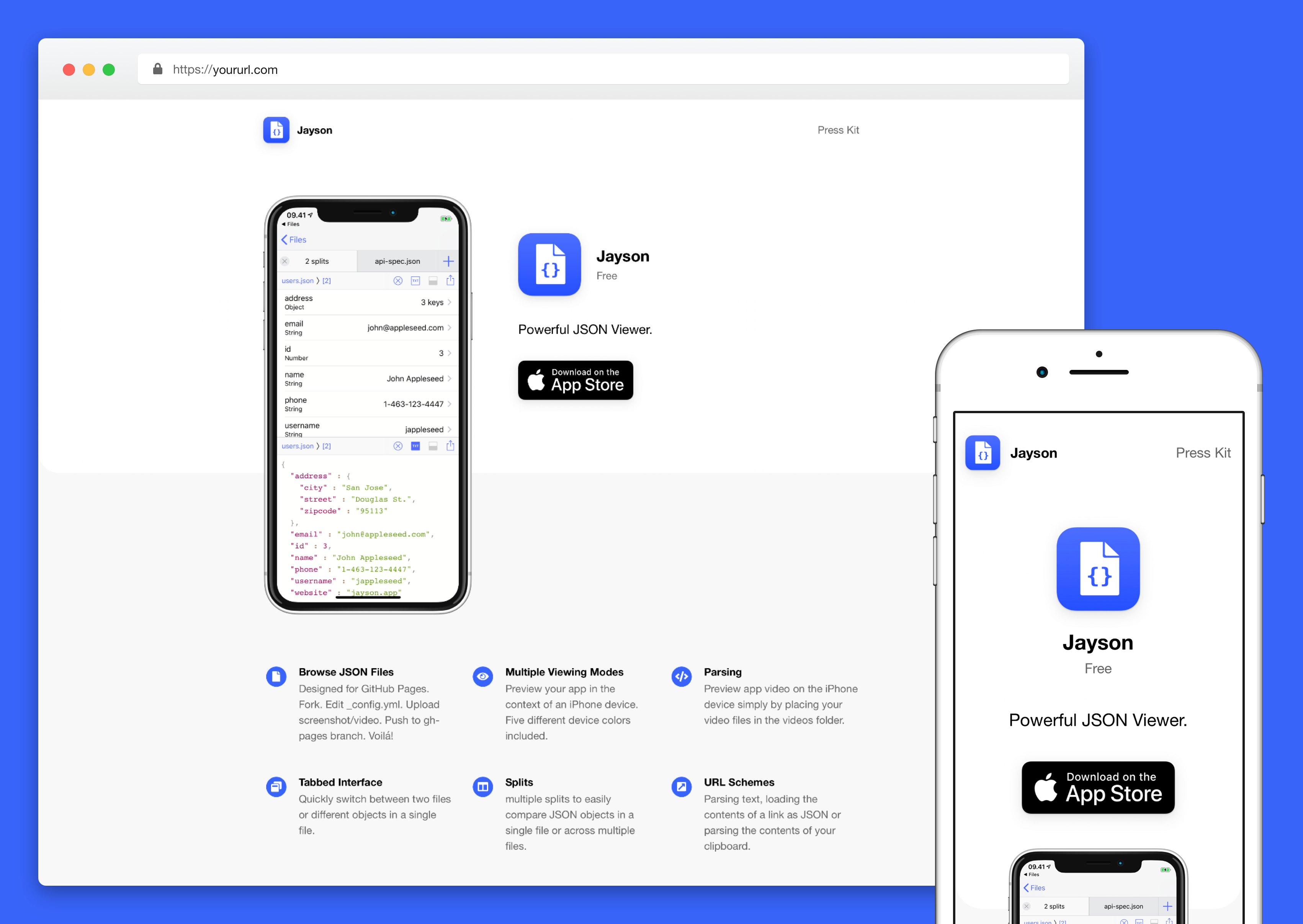 automatic-gatsbyjs-app-landing-page 网站模板截图