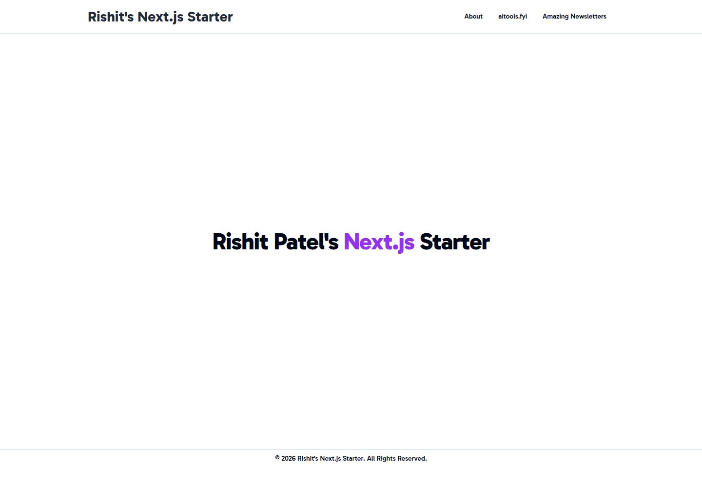 rp-nextjs-starter 网站模板截图