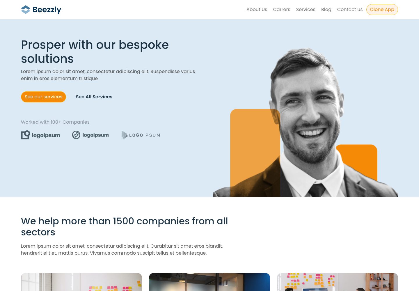 Agency-Website 网站模板截图