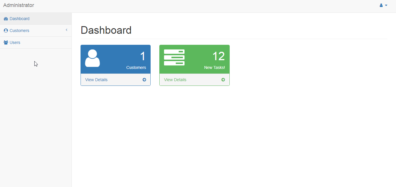Core-PHP-Admin-panel 网站模板截图