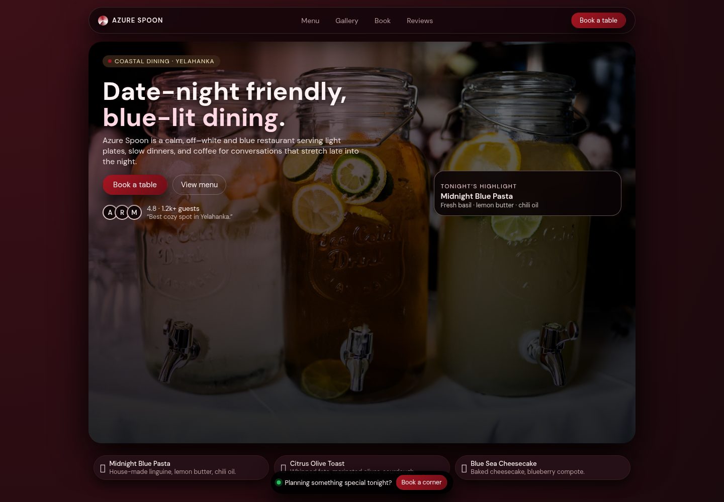 Azure-Spoon · Desktop homepage