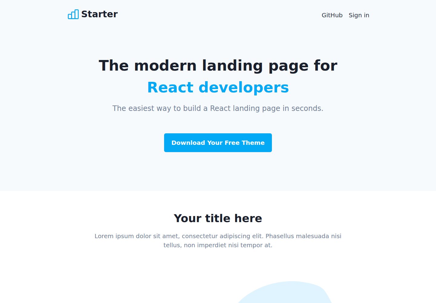 Next-JS-Landing-Page-Starter-Template 网站模板截图