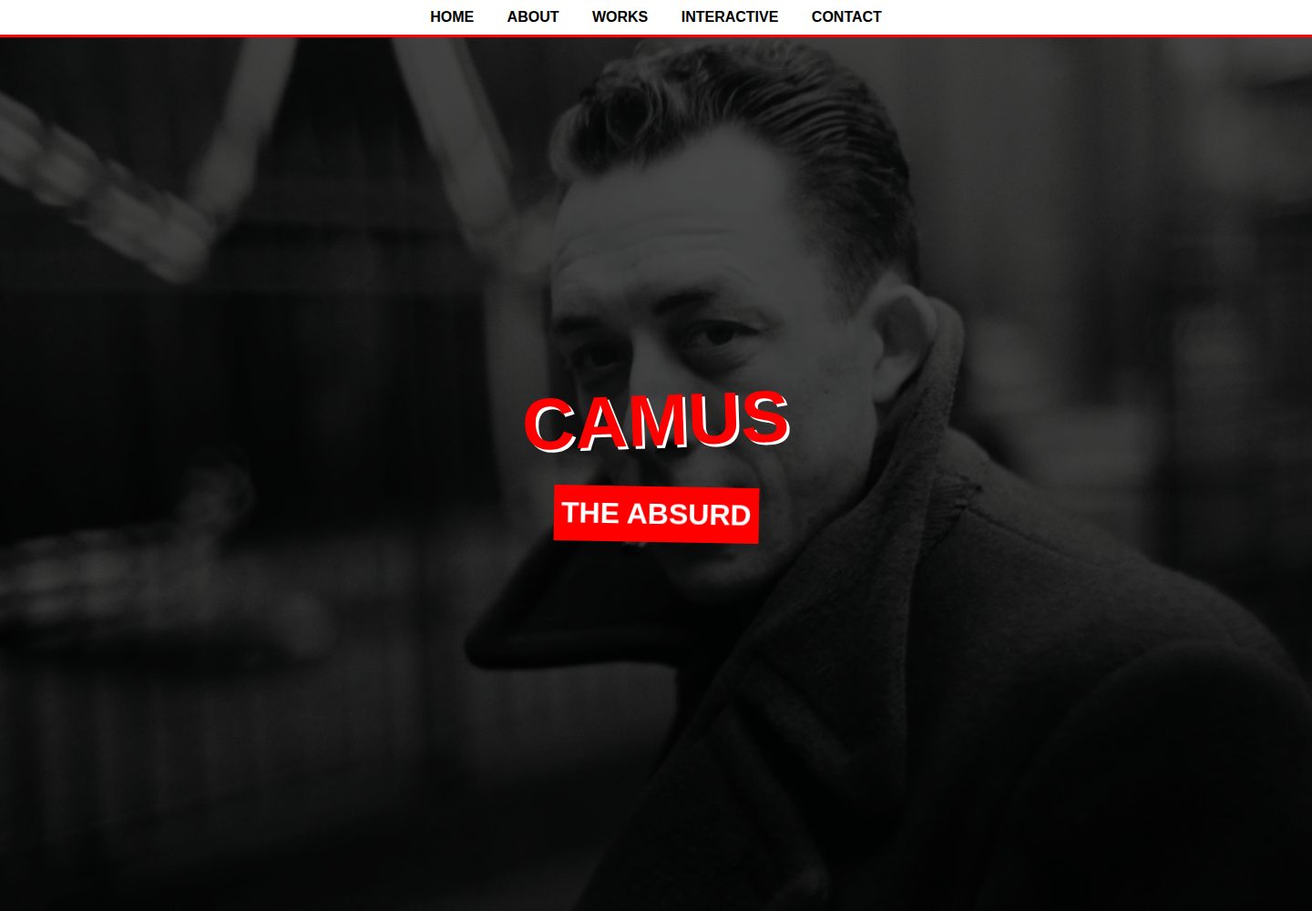 camus-website 网站模板截图