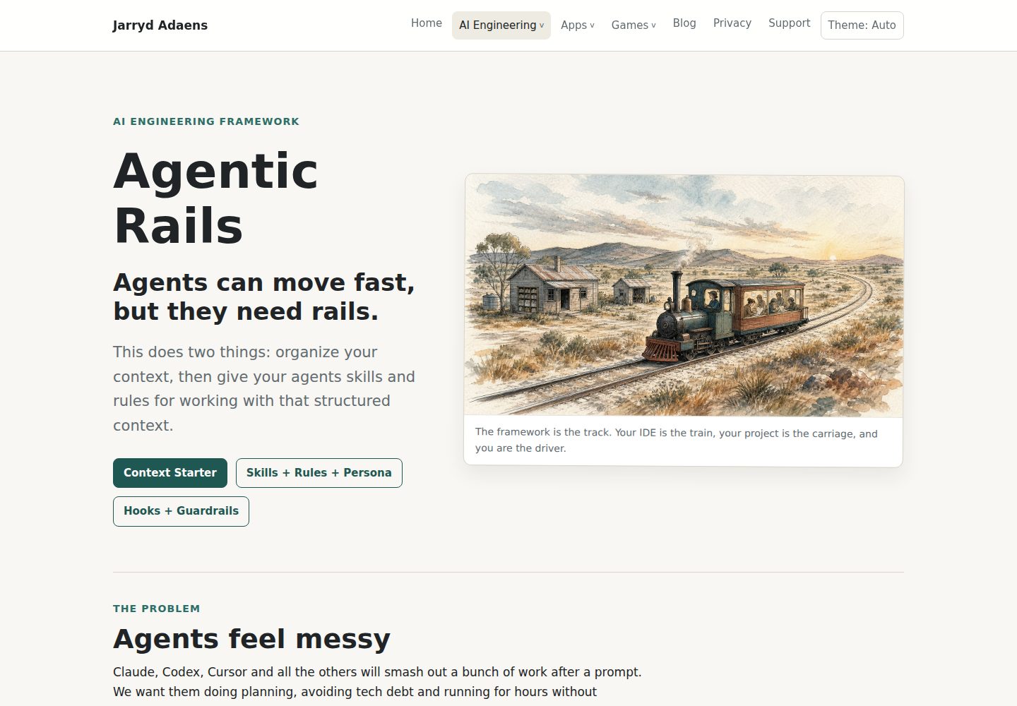 agentic_rails_context_starter 网站模板截图