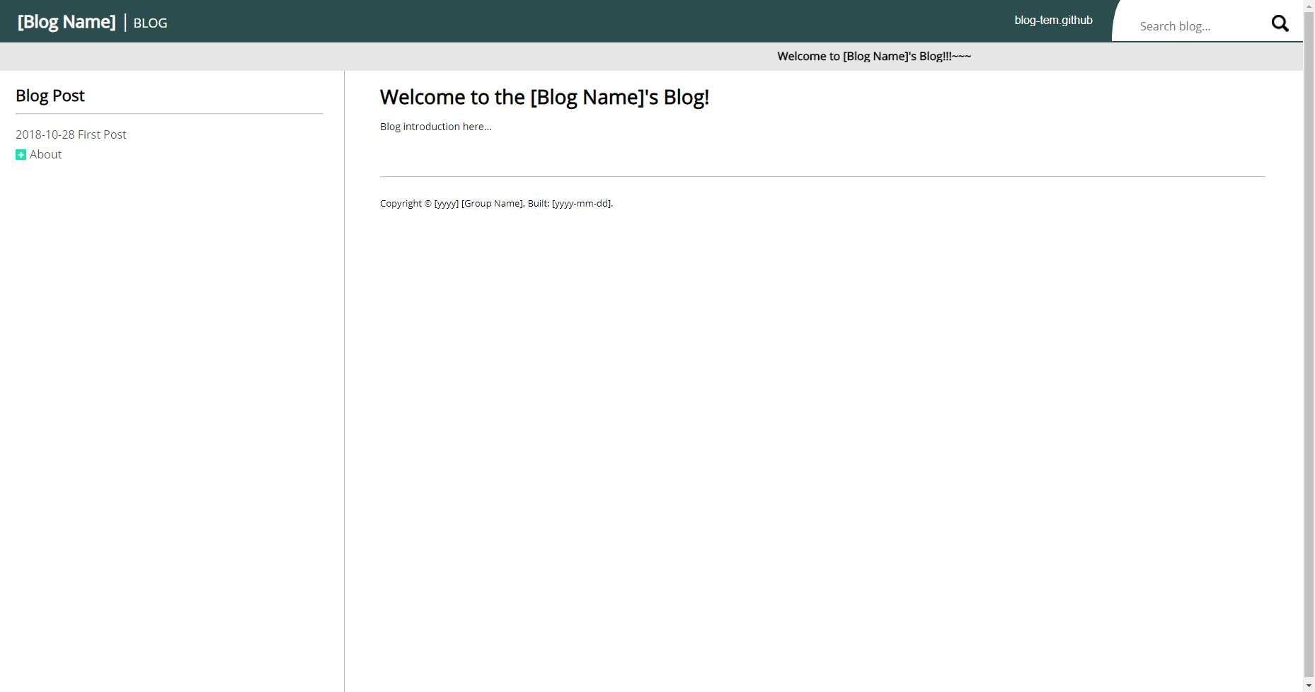 Blog_Template 网站模板截图