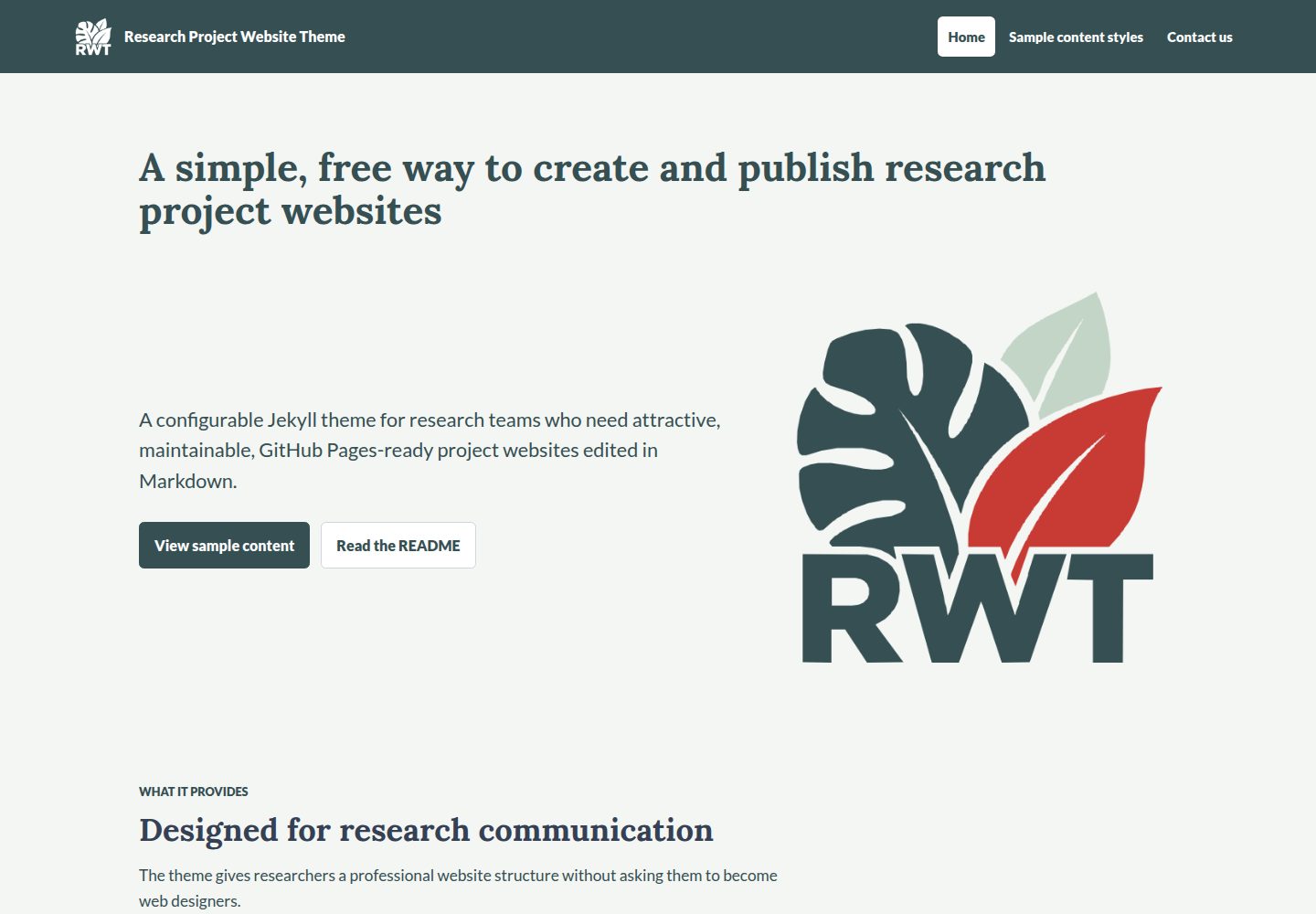 jcu-research-website-theme 网站模板截图