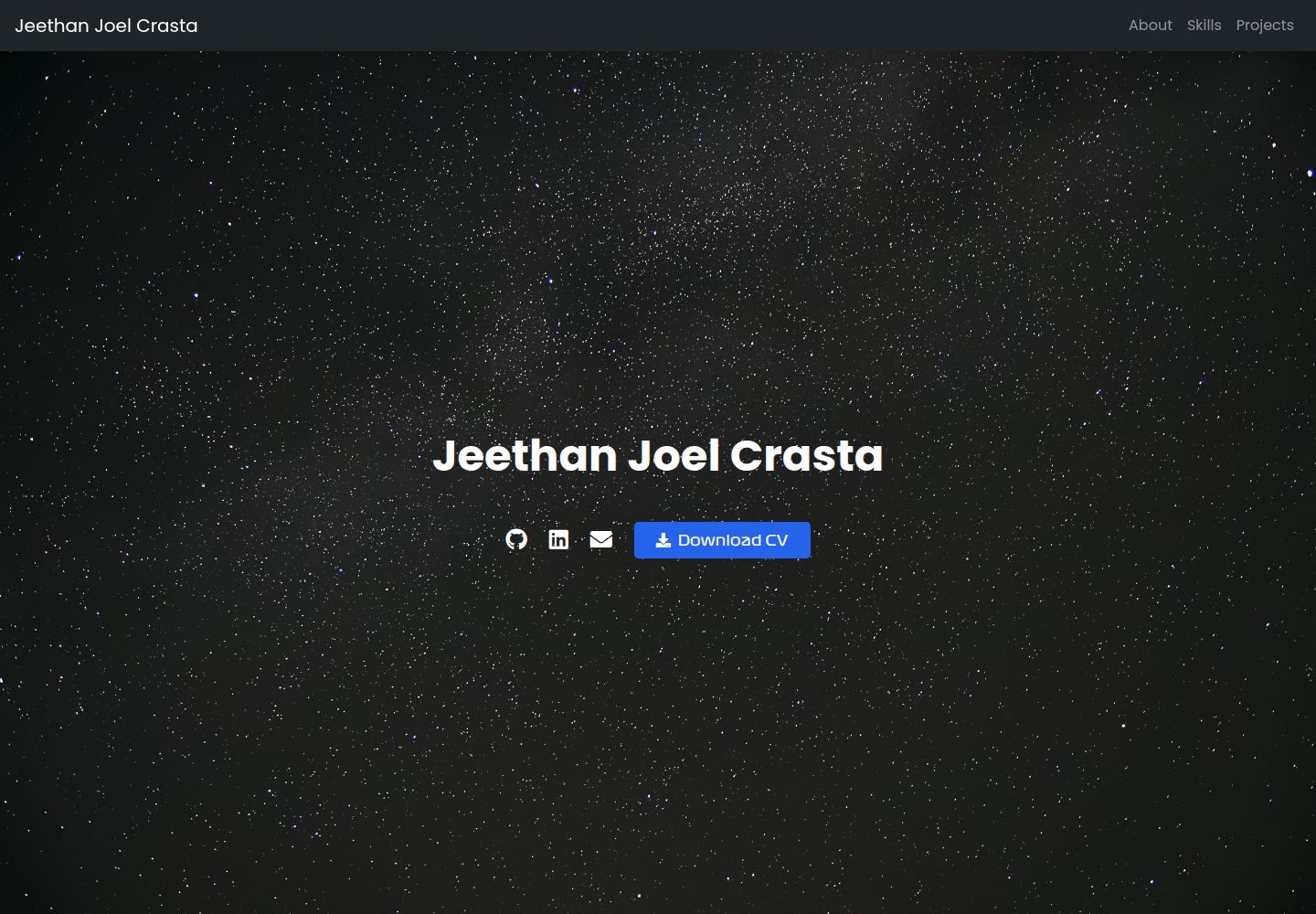 Portfolio 网站模板截图