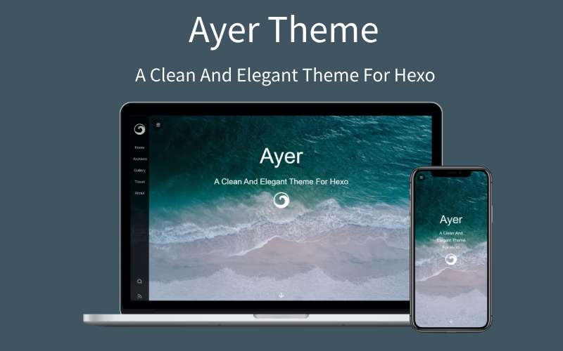 hero-theme-lvren 网站模板截图