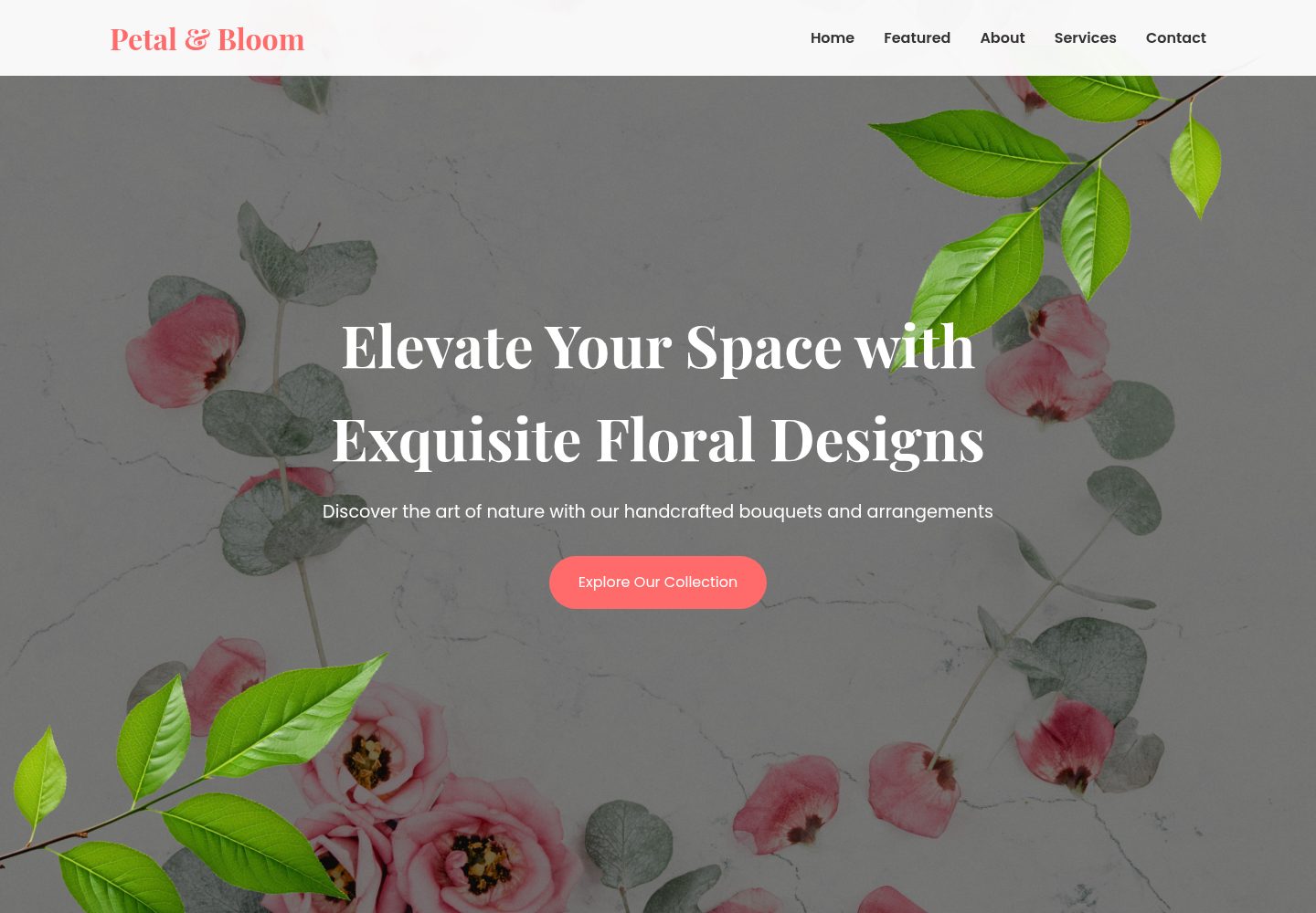 Petal-Bloom-Web-Template 网站模板截图