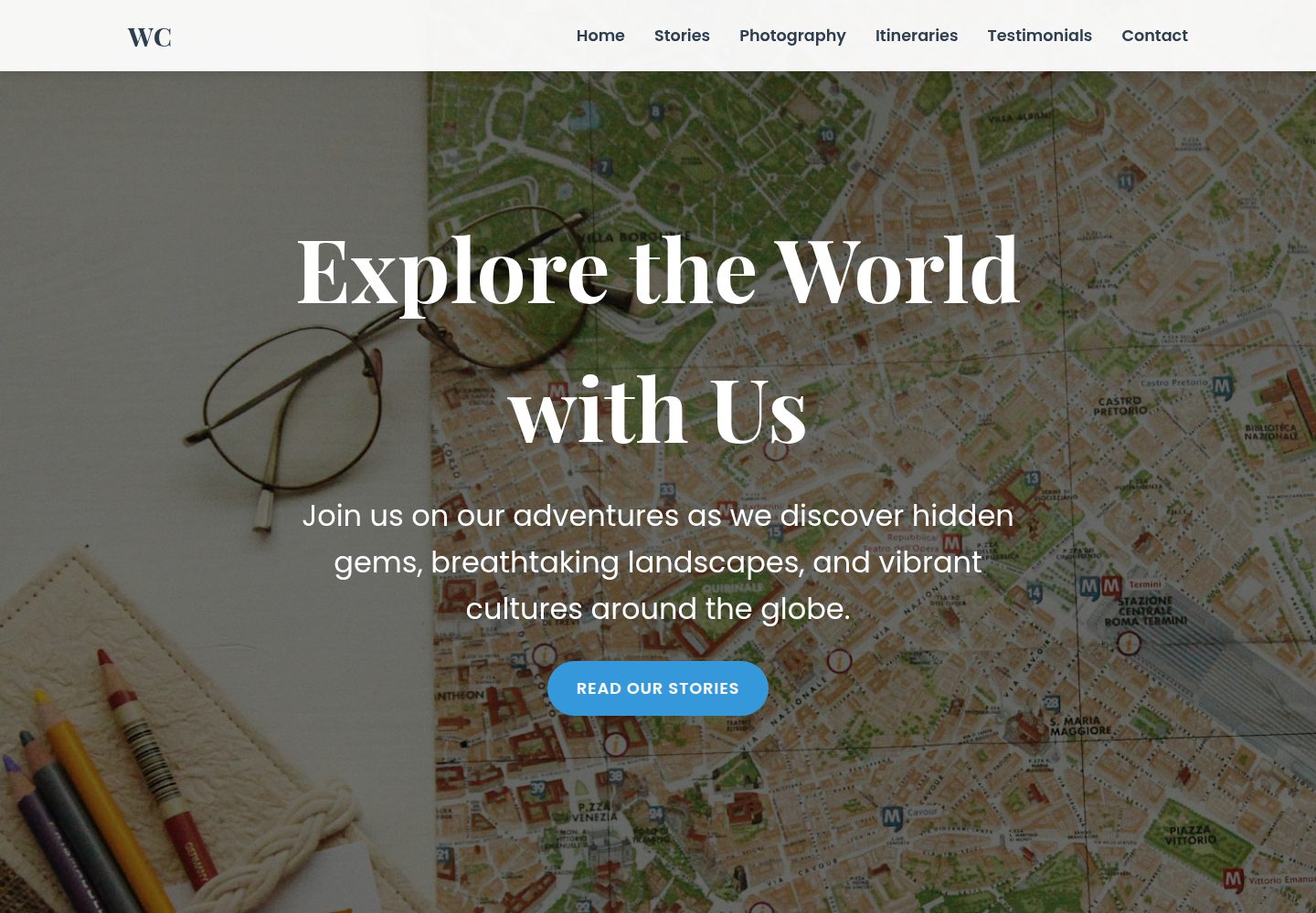 Wanderlust-Chronicles-Website 网站模板截图