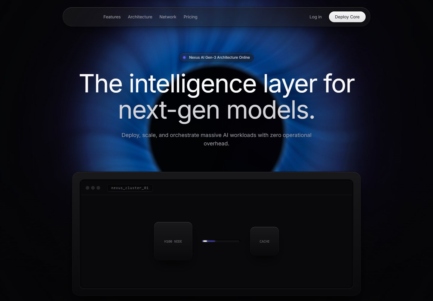 Nexus-AI-Template · 桌面端首页