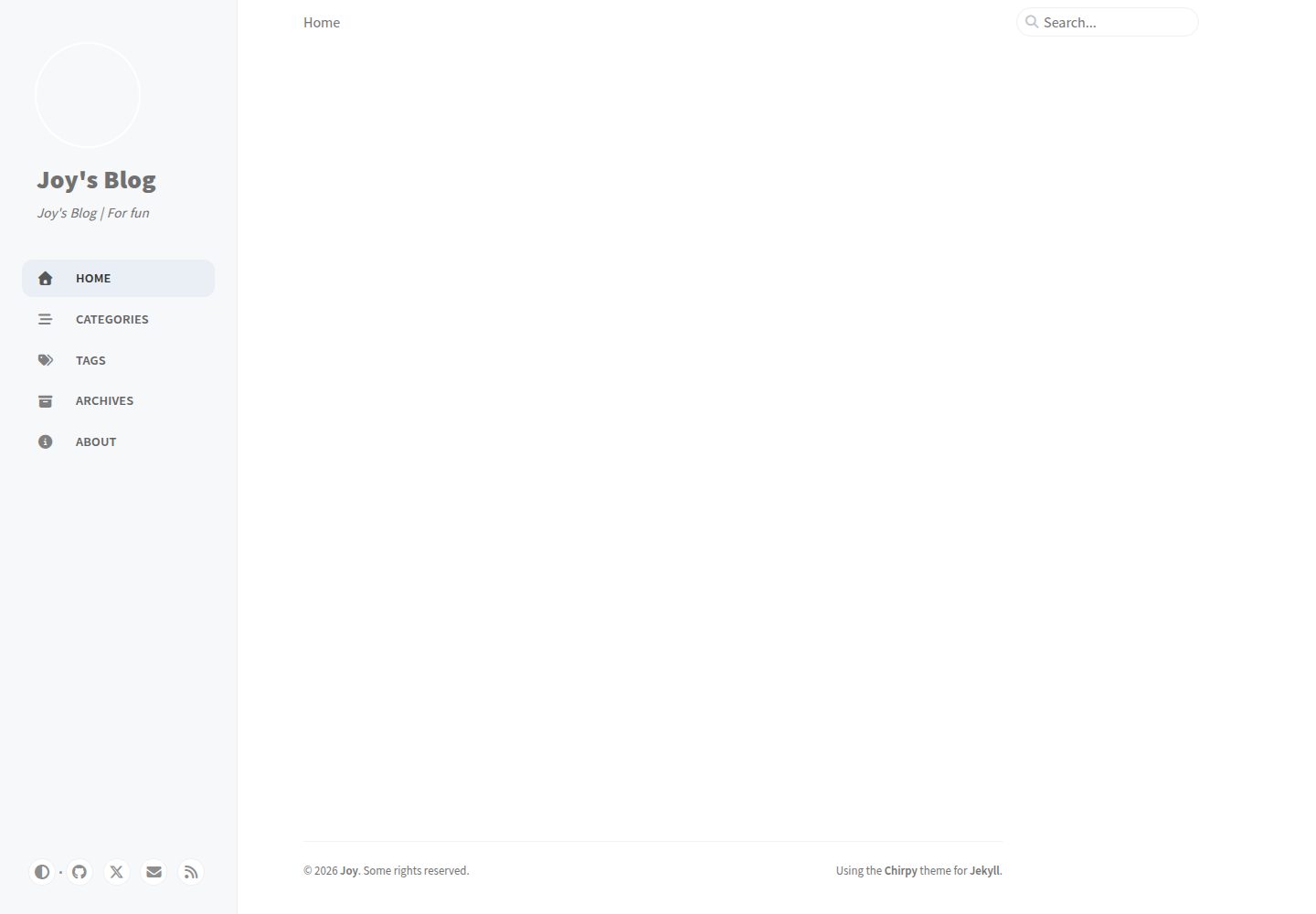 blog-by-jekyll-theme-chirpy 网站模板截图