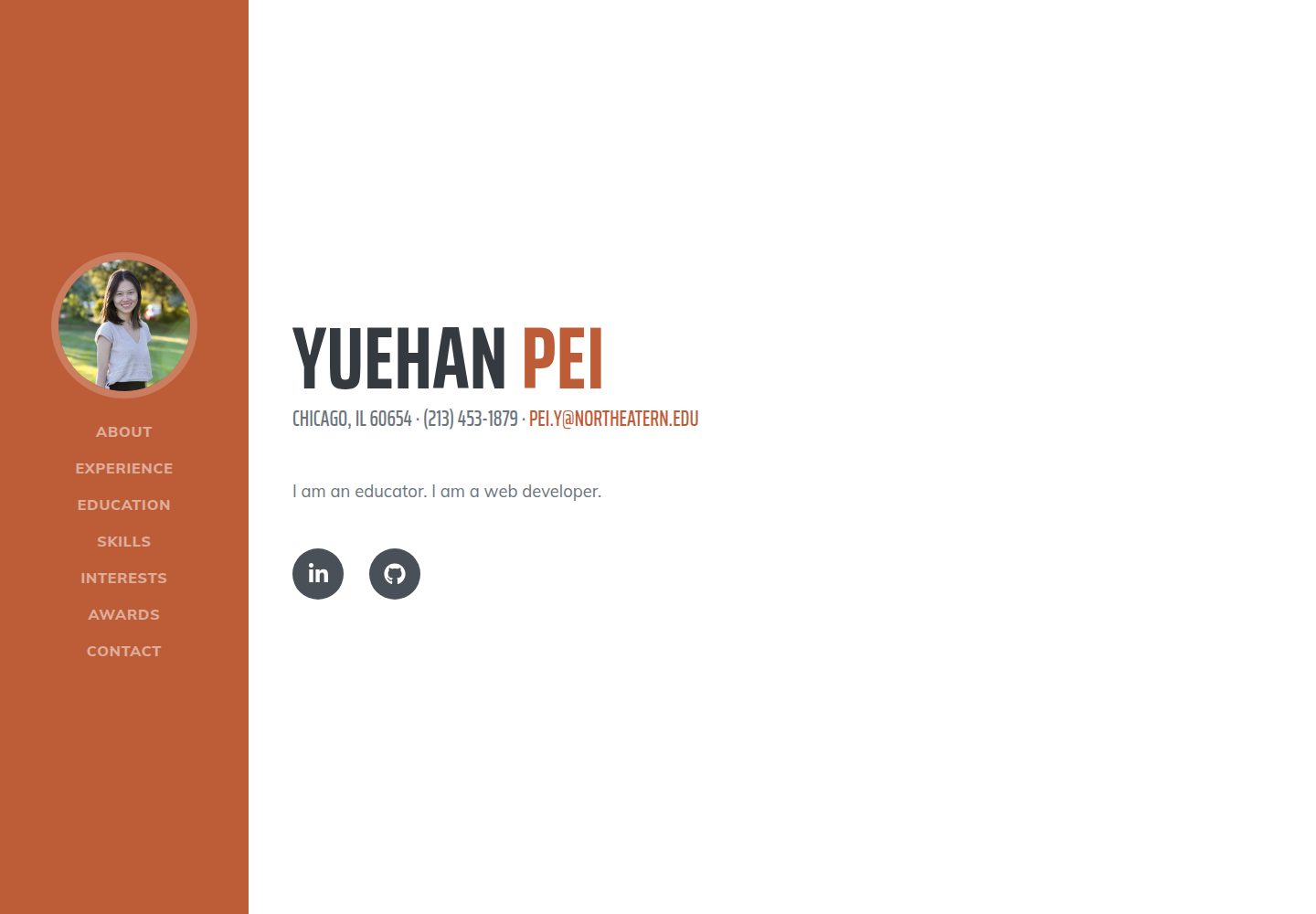 Personal-Website 网站模板截图