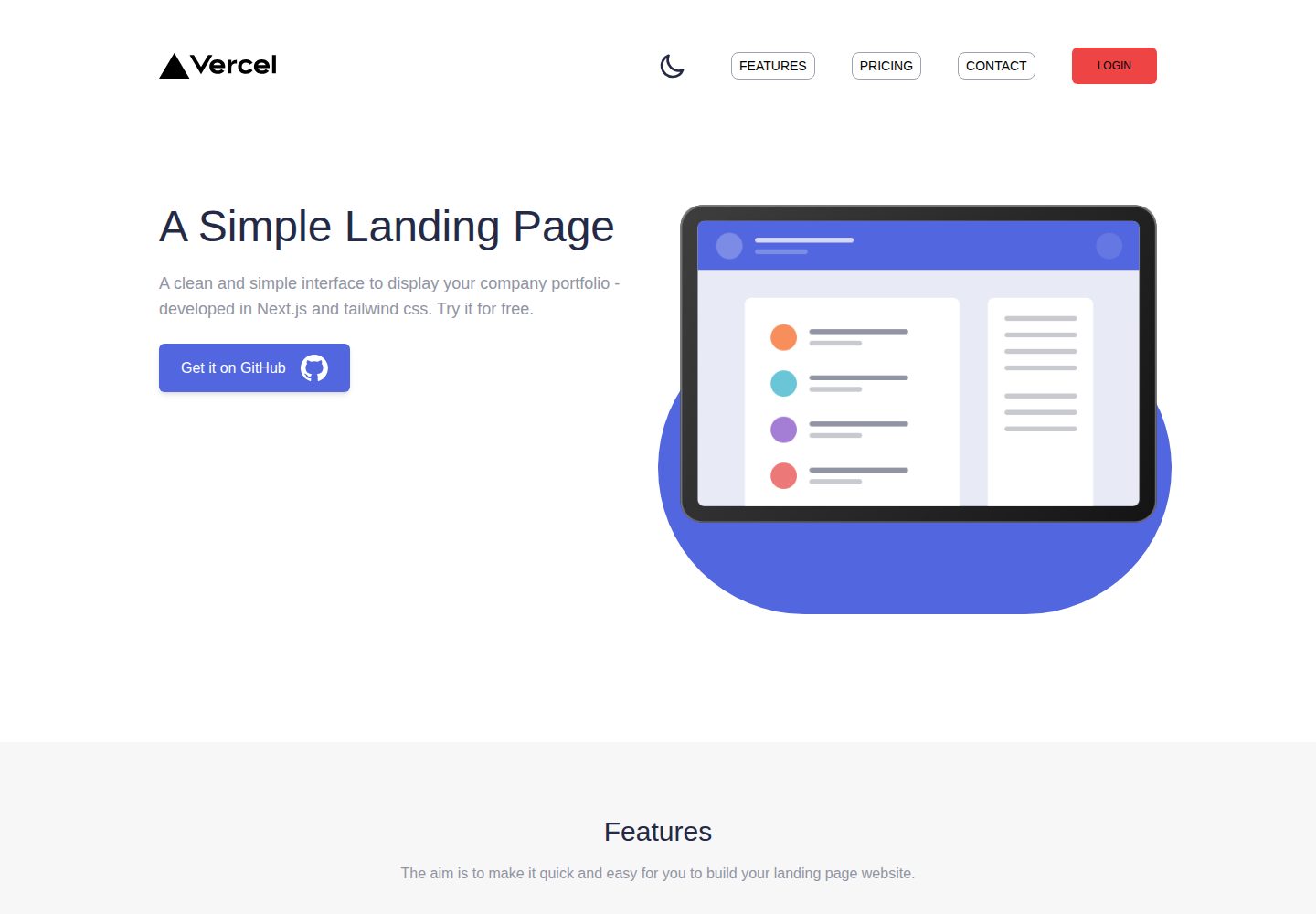 landing-page-template 网站模板截图