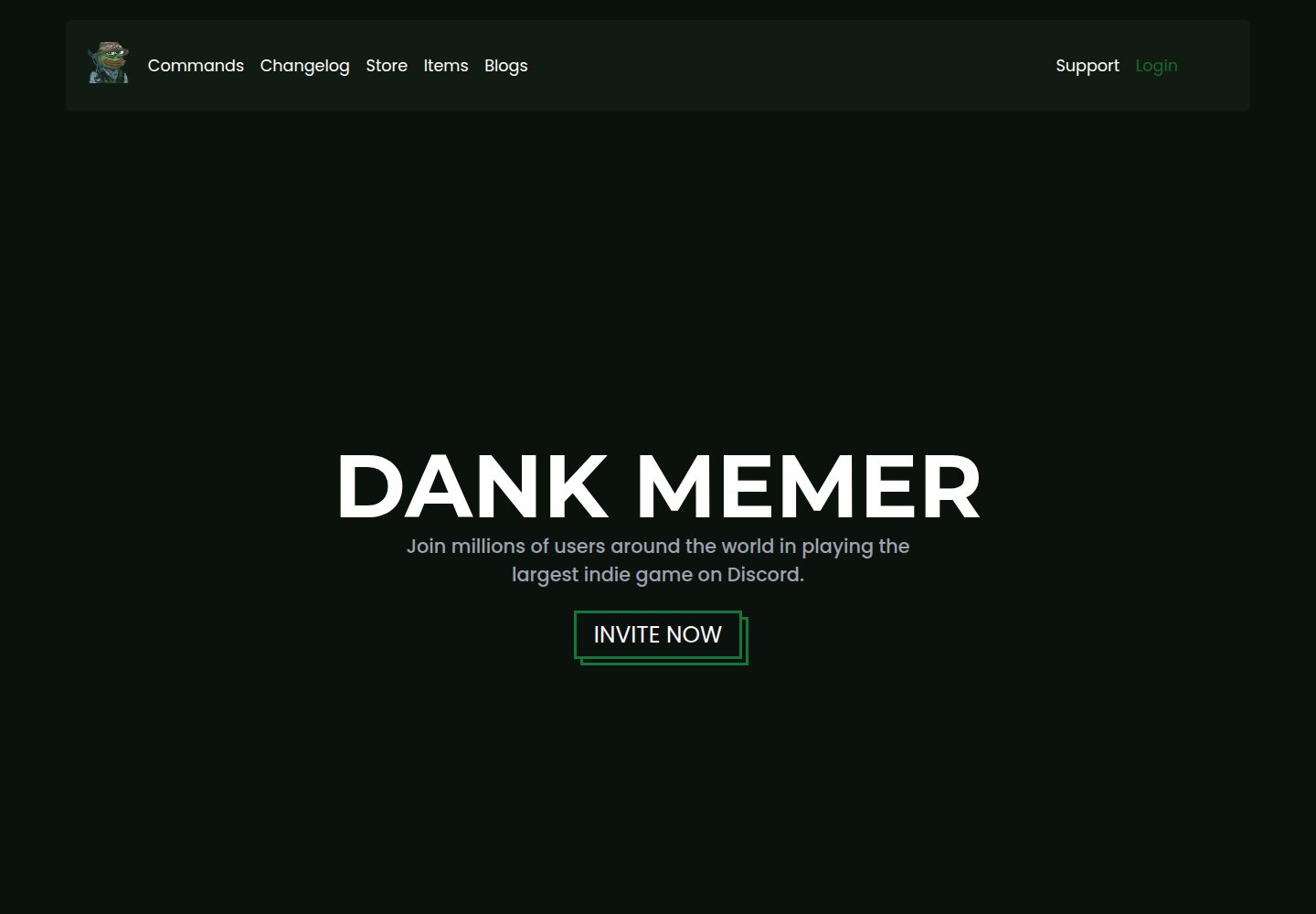 discord-bot-website-template-dankmemer-design 网站模板截图