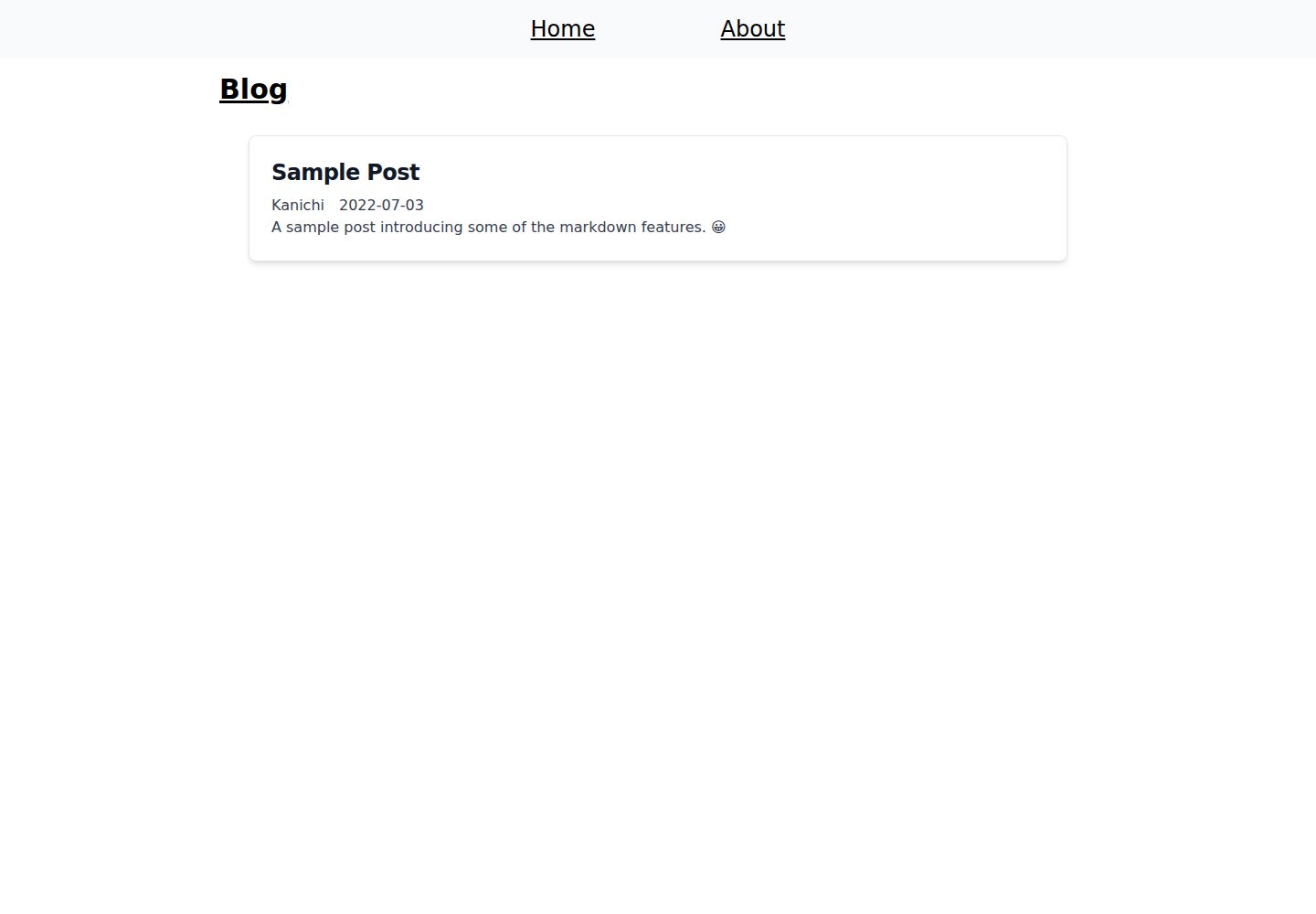 svelte-markdown-blog-template 网站模板截图