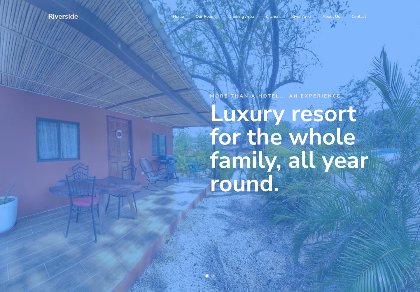 River-side-Cottage 网站模板截图