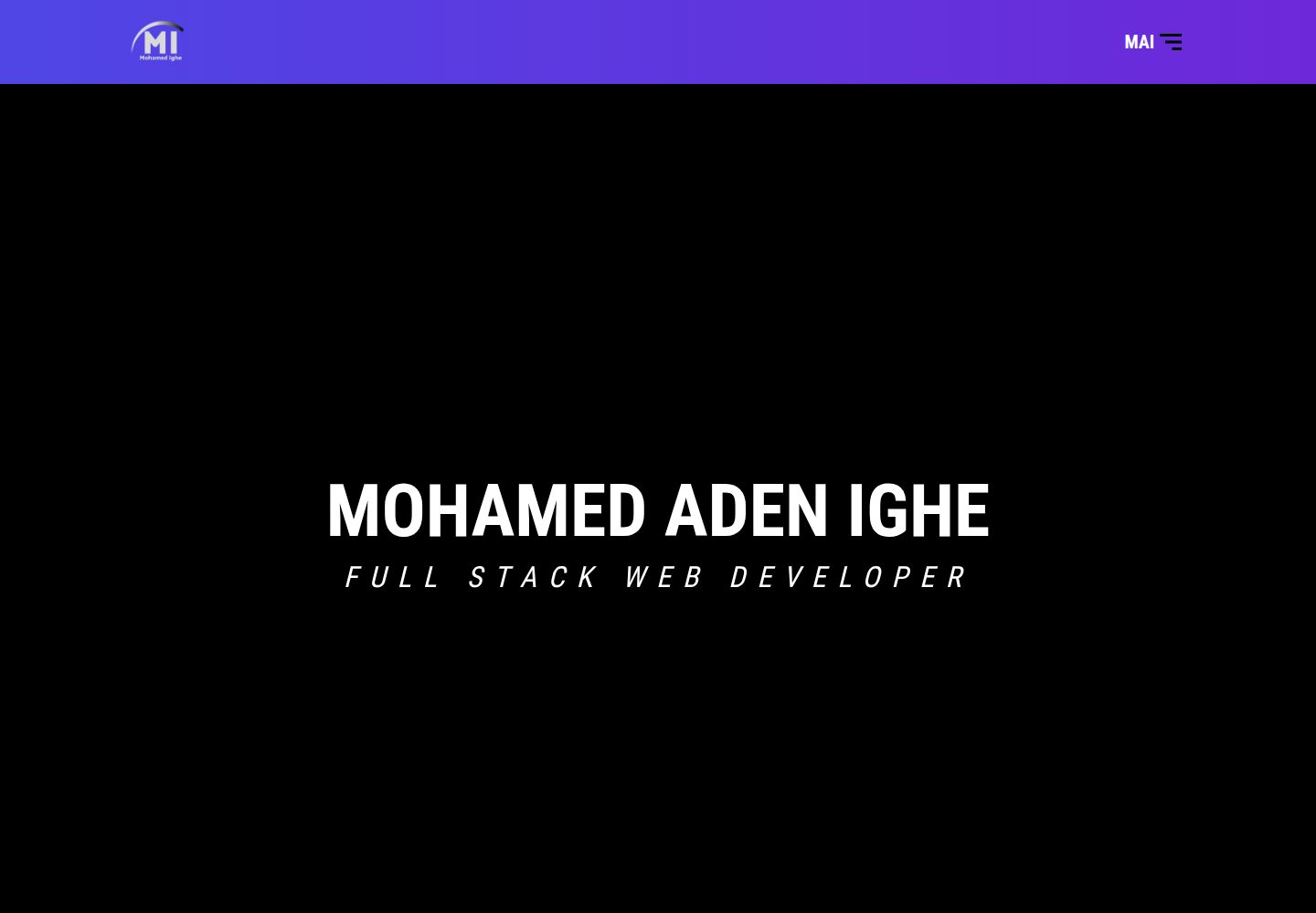 my-portfolio-website 网站模板截图