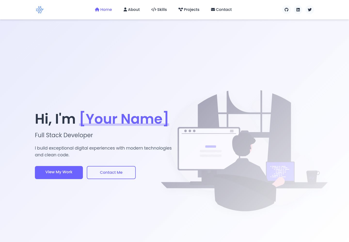 Free-Personal-Portfolio-Website-Template-V2 网站模板截图