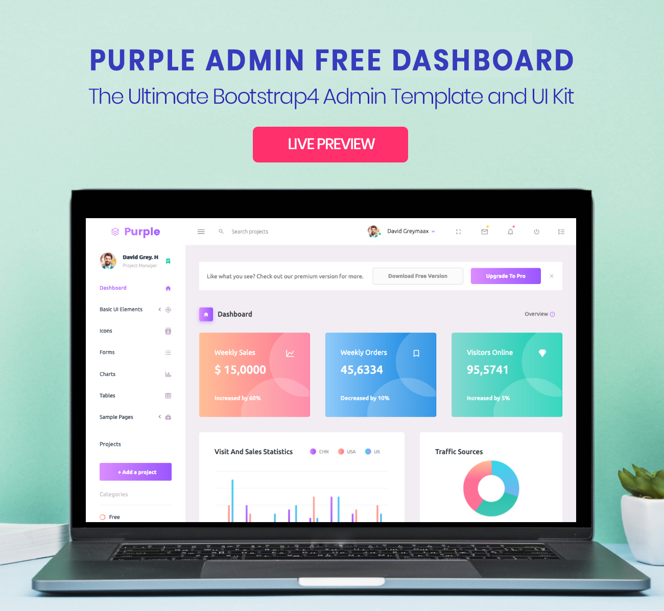 django_project 网站模板截图