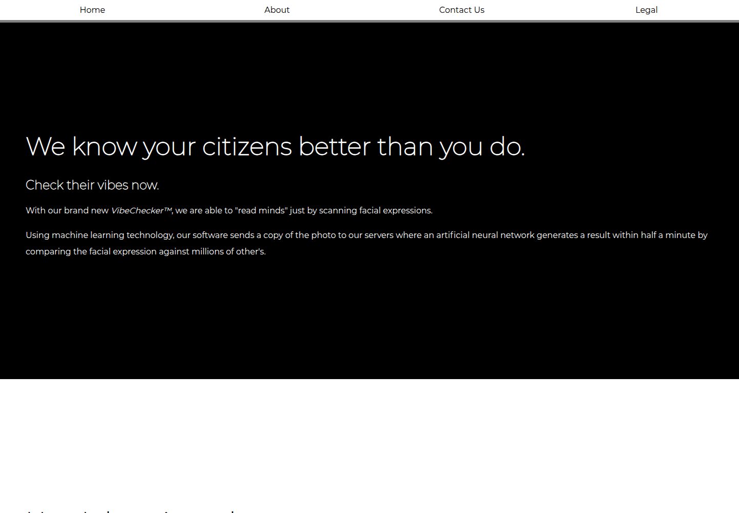 VCsleeck · Desktop homepage